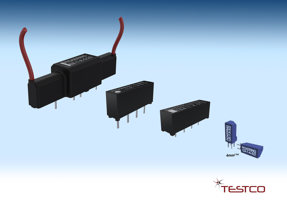 Pickering reed relays stocked at Testco following US distribution deal